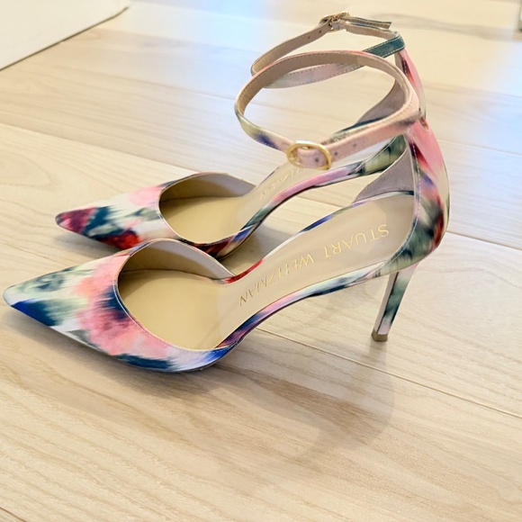 STUART WEITZMAN 38.5 ( 8.5)  ANKLE STRAP PUMP - Picture 6 of 9